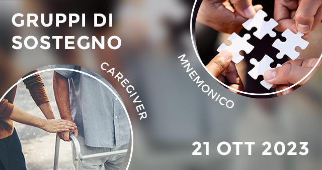 Gruppo di sostegno caregiver e mnemonico ottobre 2023